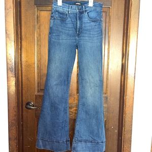 Express Stretch Bell Bottom Jeans